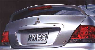 2006 Mitsubishi Lancer Evolution Rear Spoiler Extension Kit