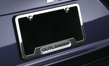 2013 Mitsubishi Outlander License Plate Frame - Outlander MZ313812