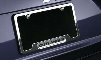 2011 Mitsubishi Outlander License Plate Frame - Outlander MZ313812