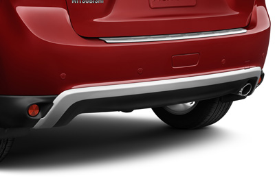 2013 Mitsubishi Outlander Sport Rear Undercover, Silver MZ575708EX