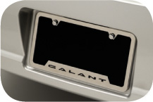 2007 Mitsubishi Galant License Plate Frame MZ313525