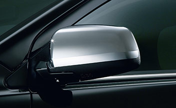 2010 Mitsubishi Lancer Side Mirror Covers, Chromed MZ569719EX