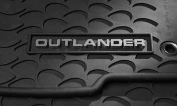 2009 Mitsubishi Outlander All Weather Floor Mats MZ314175